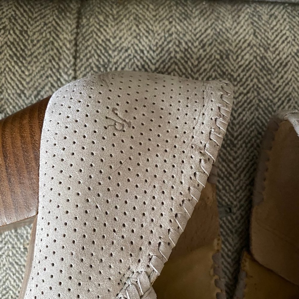 Jack Rodgers • Maya Peep Toe Bootie • Tan Suede - Picture 10 of 10